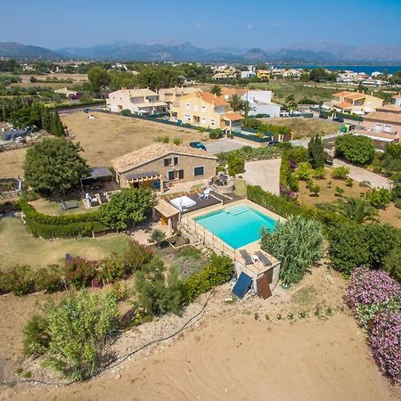 Villa Barcares Petit, Piscina, Jardines Junto A Playa En Alcudia Extérieur photo